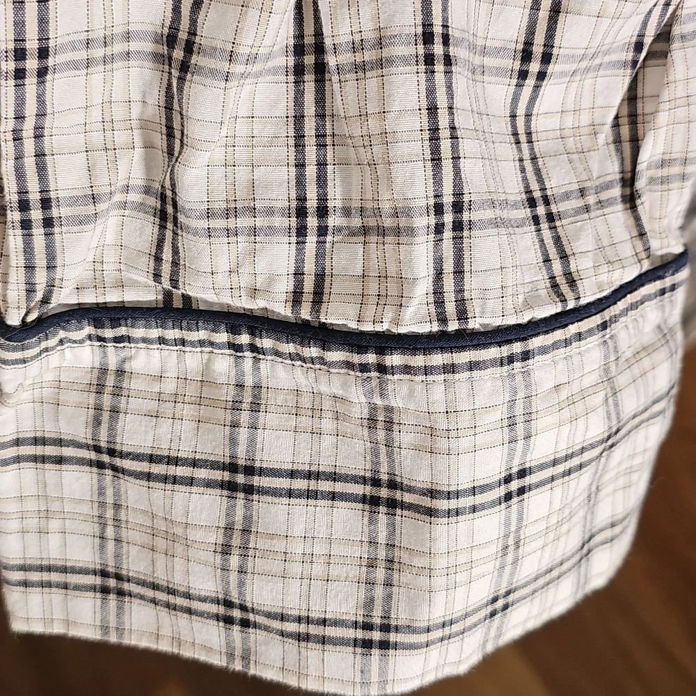 Nautica White and Black Robe Intimates & Sleepwear. 100% Cotton Size L/XL - Picture 5 of 10